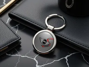 Mini Cooper Auto Schlüsselring Rennstil Robust Metall